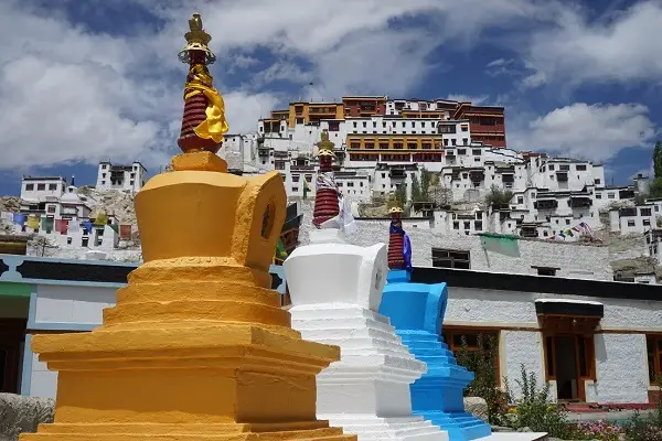 Das Kloster Tikse zählt zu den eindruckvollsten in Ladakh klein
